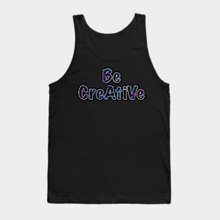 Be creative black Tank Top